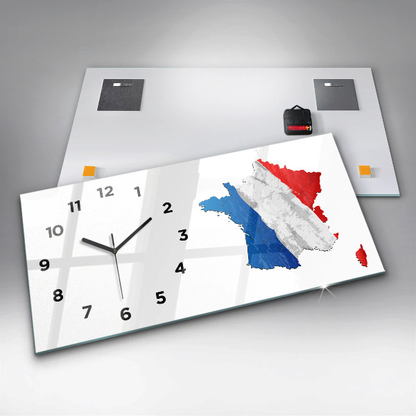 Reloj horizontal Bandera de Francia
