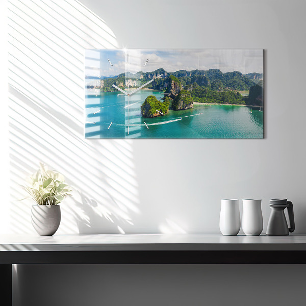 Reloj horizontal Isla en Tailandia