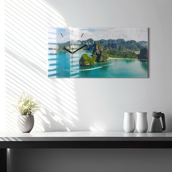 Reloj horizontal Isla en Tailandia