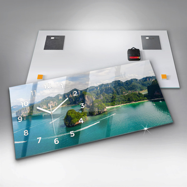 Reloj horizontal Isla en Tailandia