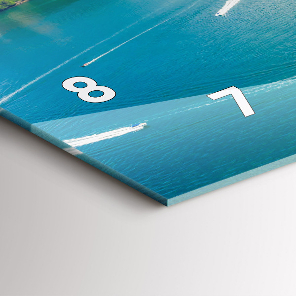 Reloj horizontal Isla en Tailandia