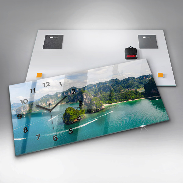 Reloj horizontal Isla en Tailandia