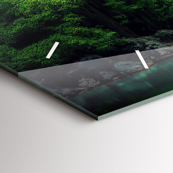 Reloj de cristal horizontal Paisaje natural de Tailandia