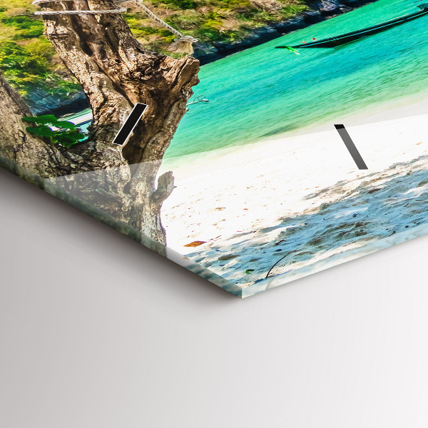 Reloj horizontal Isla soleada Tailandia