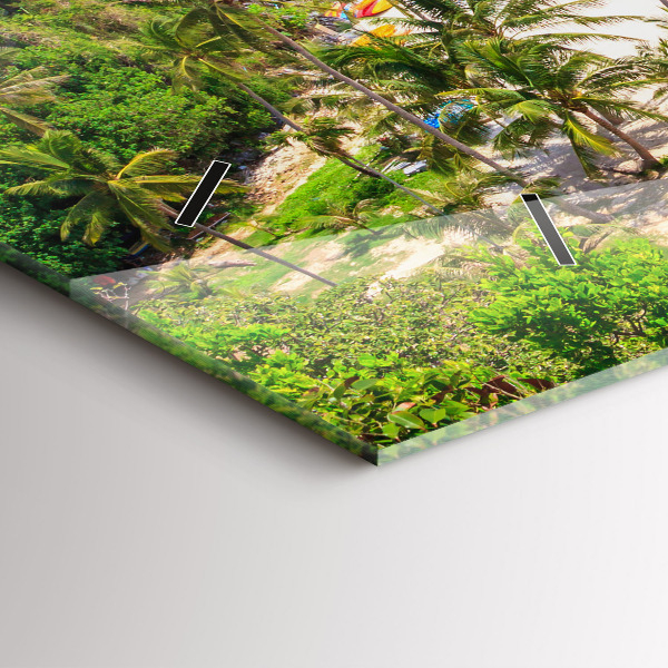 Reloj de cristal horizontal Parque nacional de Tailandia