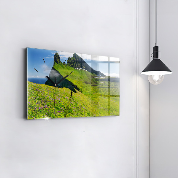 Reloj de cristal horizontal Reserva natural de Hornstrandir Islandia