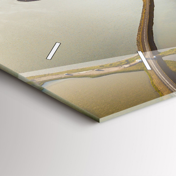 Reloj de cristal horizontal Carretera en Islandia