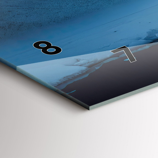 Reloj de cristal horizontal Tienda de campaña en las montañas de Islandia