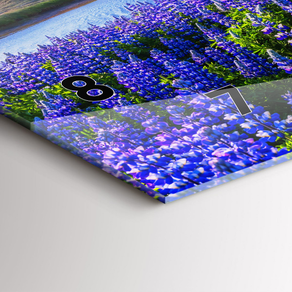 Reloj horizontal Vista de montaña Islandia