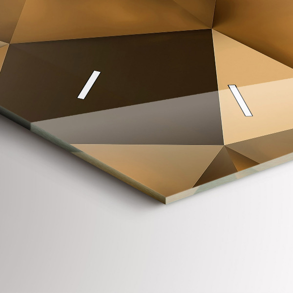 Reloj horizontal Textura geométrica