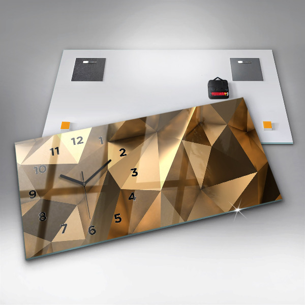 Reloj horizontal Textura geométrica