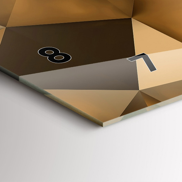 Reloj horizontal Textura geométrica