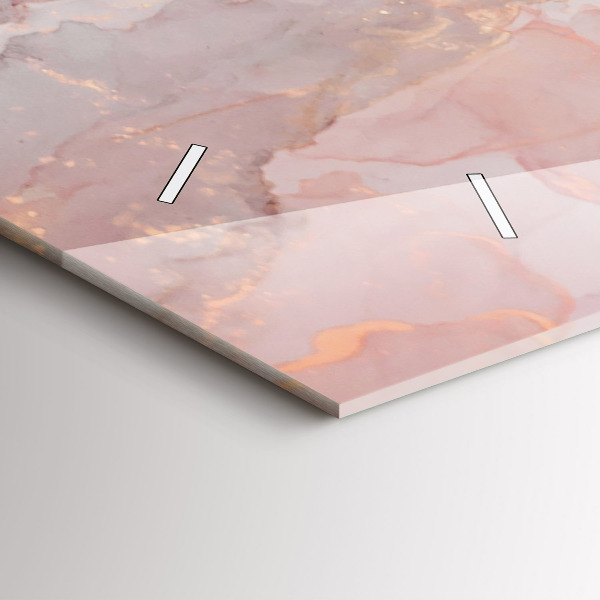 Reloj horizontal Textura de mármol