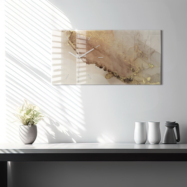 Reloj de cristal horizontal Arte moderno