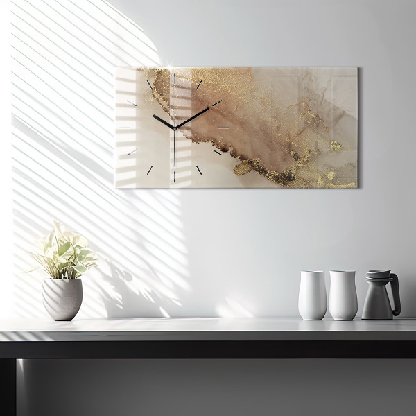 Reloj de cristal horizontal Arte moderno