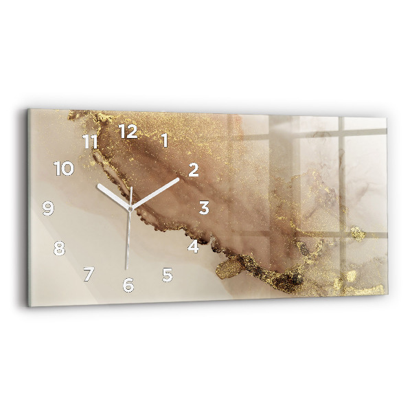 Reloj de cristal horizontal Arte moderno