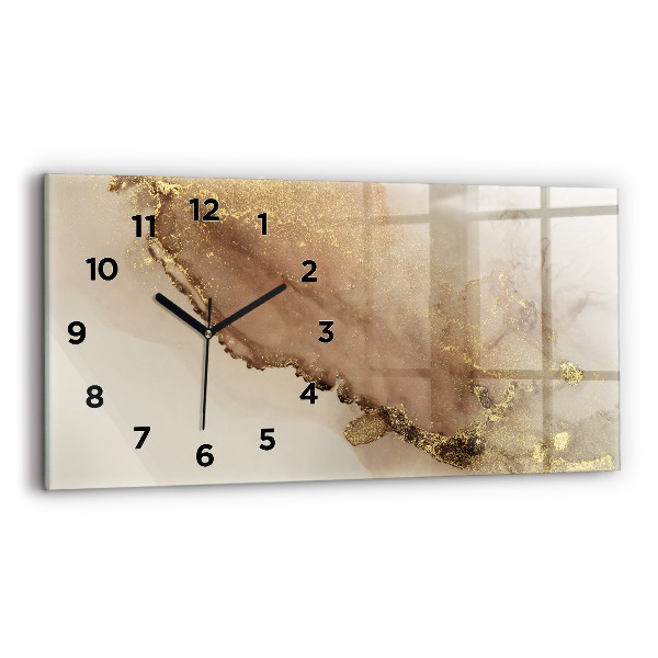 Reloj de cristal horizontal Arte moderno