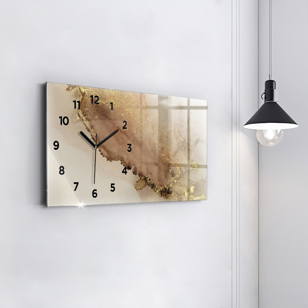 Reloj de cristal horizontal Arte moderno