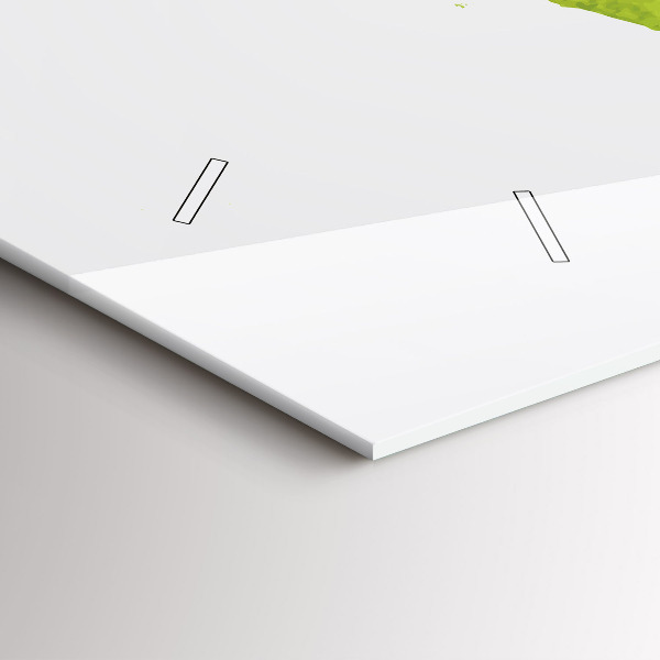 Reloj horizontal Mapamundi acuarela