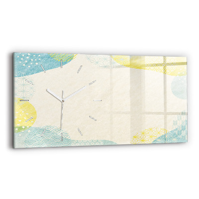 Reloj horizontal Patrón marco