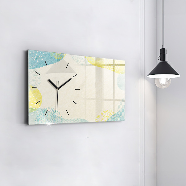 Reloj horizontal Patrón marco