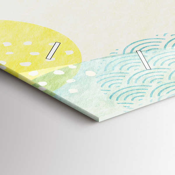 Reloj horizontal Patrón marco