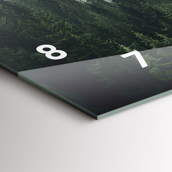 Reloj horizontal Paisaje forestal