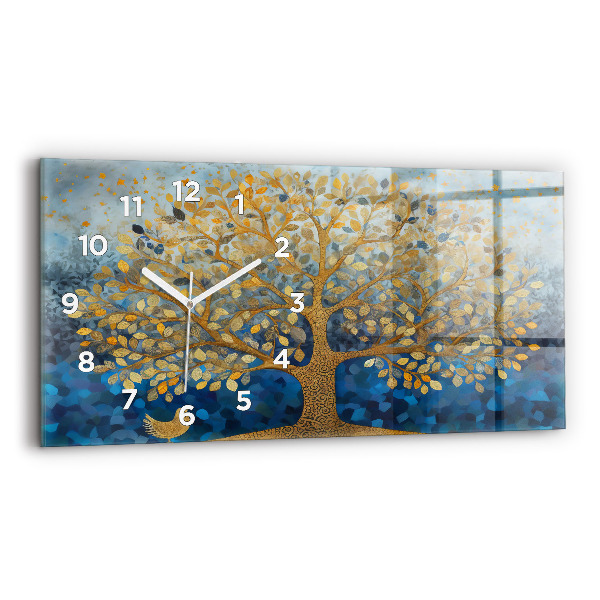 Reloj horizontal Árbol abstracto