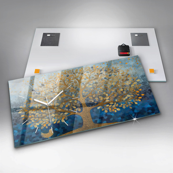 Reloj horizontal Árbol abstracto