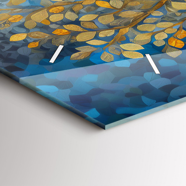 Reloj horizontal Árbol abstracto