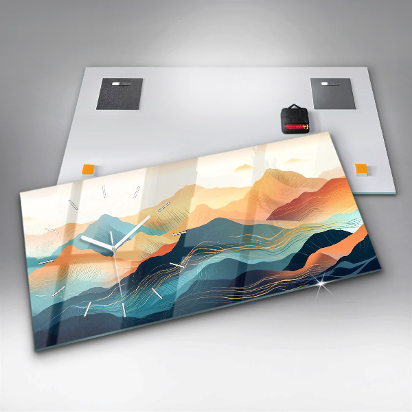 Reloj horizontal Paisaje de montaña