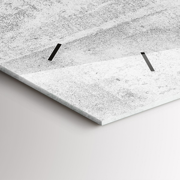 Reloj horizontal Muro de hormigón