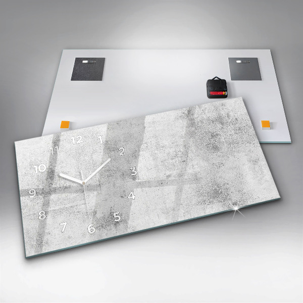 Reloj horizontal Muro de hormigón