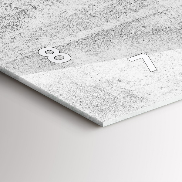 Reloj horizontal Muro de hormigón