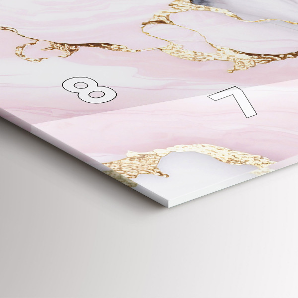 Reloj horizontal Mármol