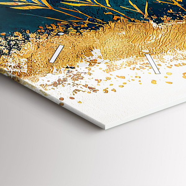 Reloj de cristal horizontal Paisaje montañoso