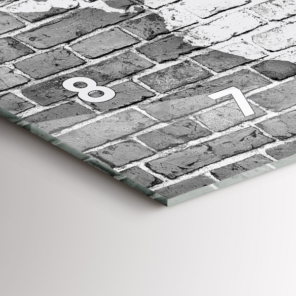 Reloj de cristal horizontal Mapamundi en la pared