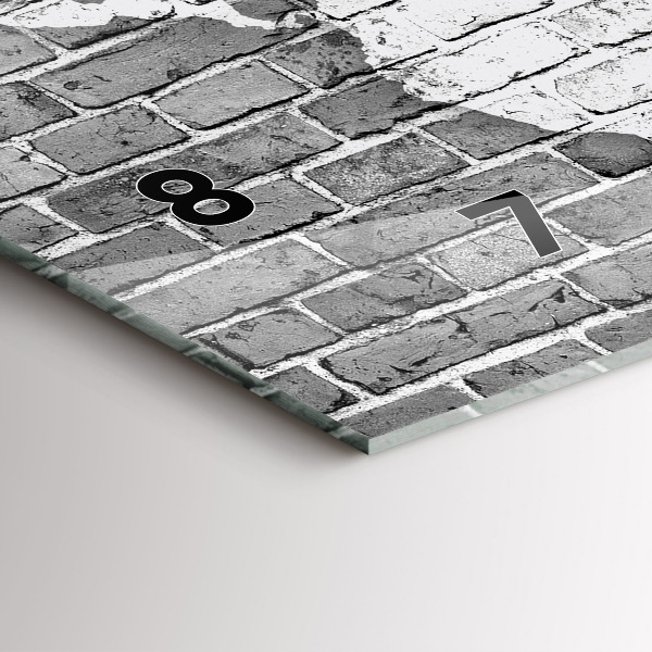 Reloj de cristal horizontal Mapamundi en la pared