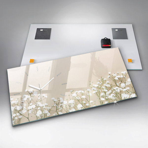 Reloj horizontal Flores en flor