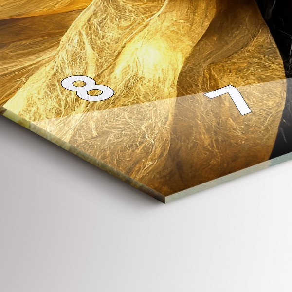 Reloj horizontal Abstracción elegante