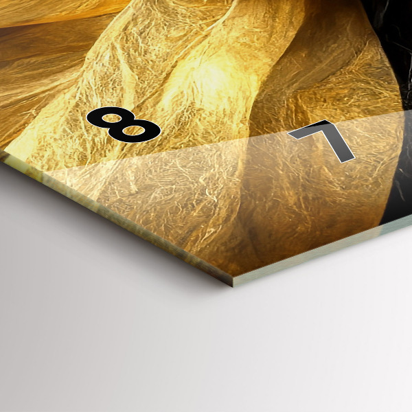 Reloj horizontal Abstracción elegante