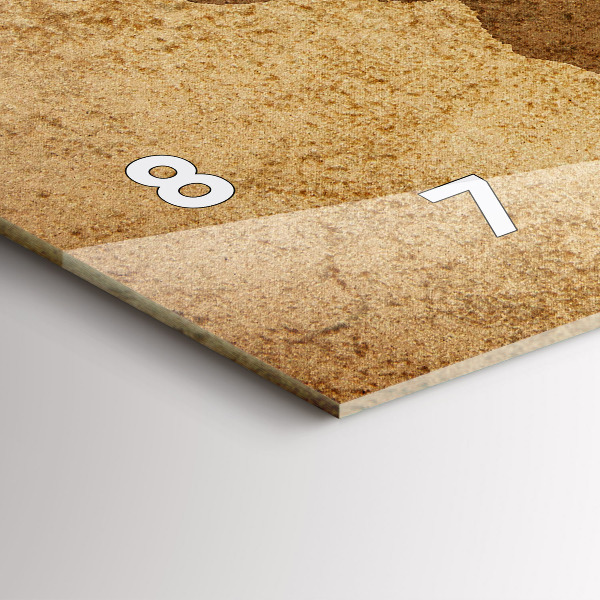 Reloj horizontal Mapamundi vintage