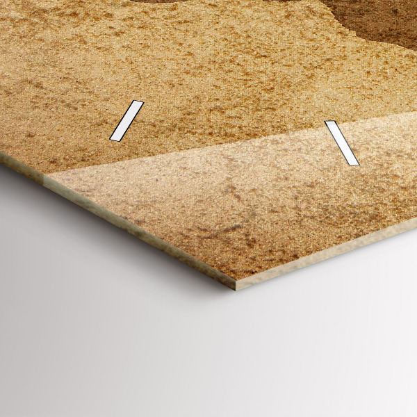 Reloj horizontal Mapamundi vintage