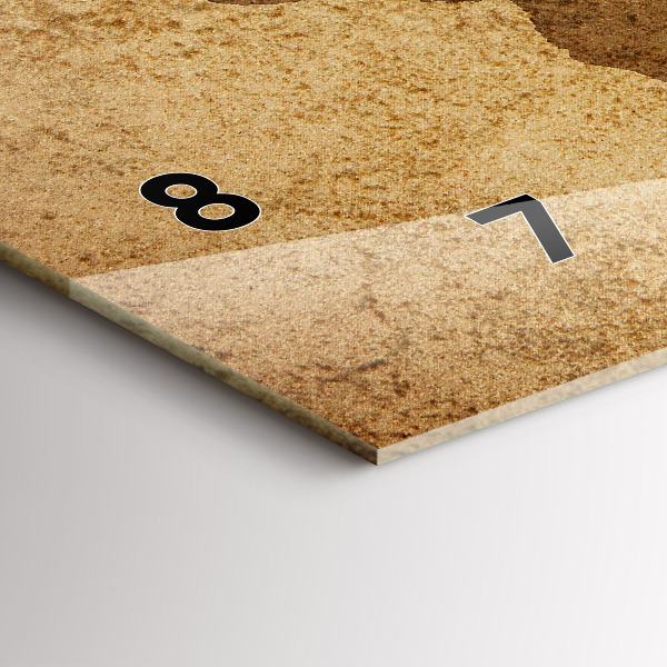 Reloj horizontal Mapamundi vintage