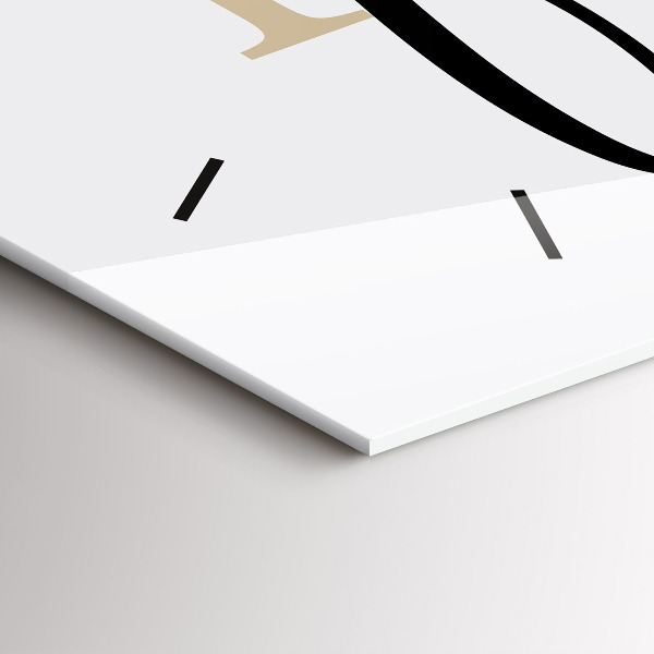 Reloj horizontal Inscripción familiar