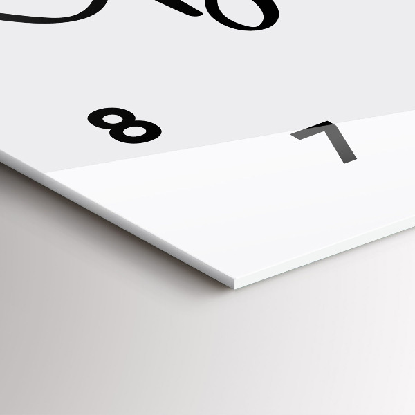 Reloj de cristal horizontal Inscripción Bon voyage