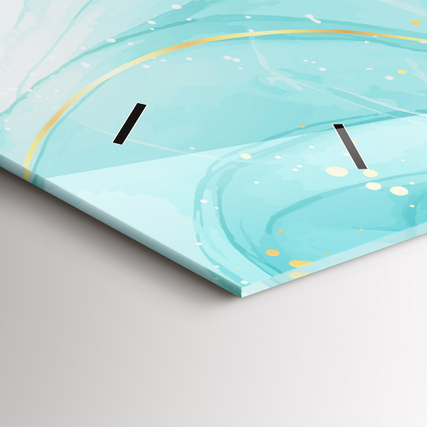 Reloj horizontal Mármol abstracto