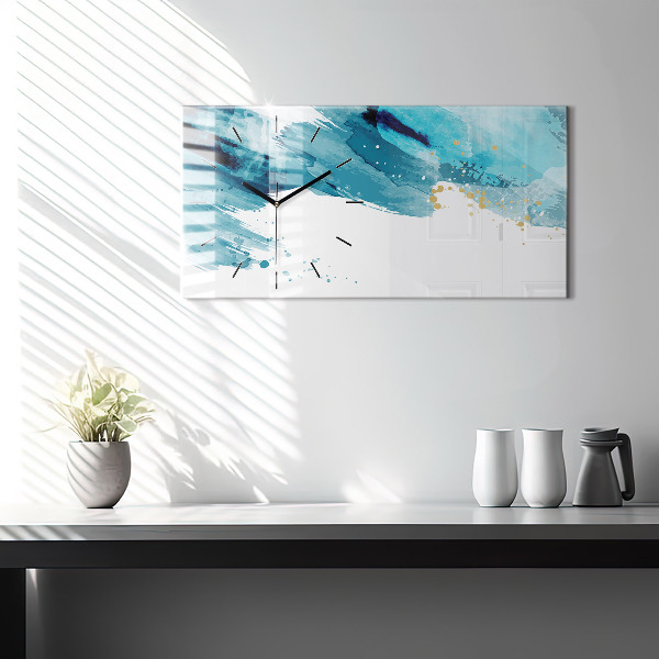 Reloj horizontal Pinceladas