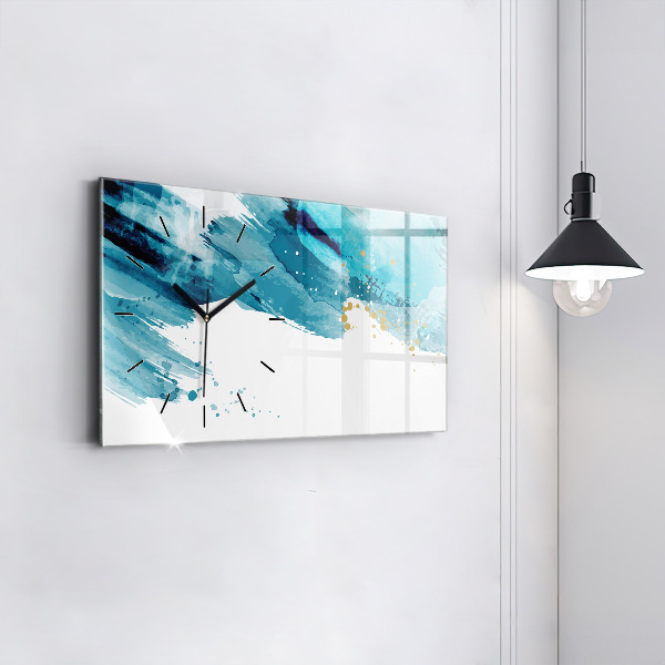 Reloj horizontal Pinceladas