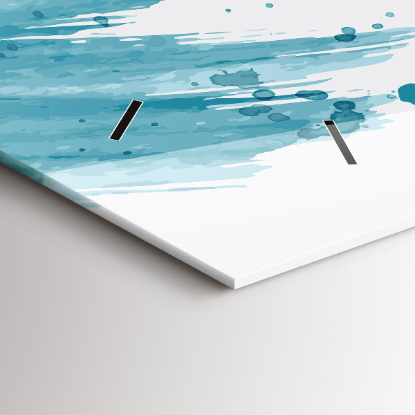 Reloj horizontal Pinceladas